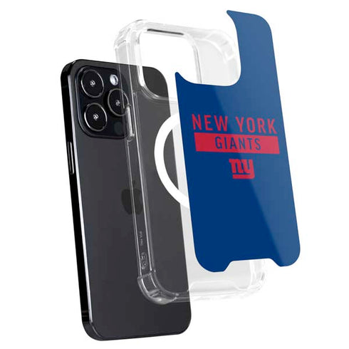 NFL New York Giants Blue Performance Series iPhone 15 Pro MagSafe Case